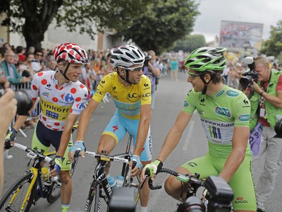 Rafal Majka, Vincenzo Nibali a Peter Sagan