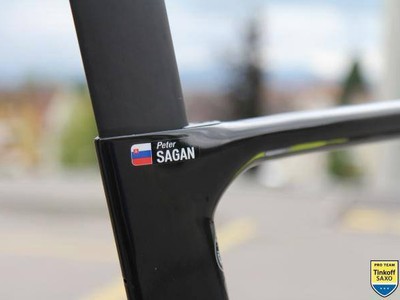 Nový bicykel Petra Sagana na Tour de France