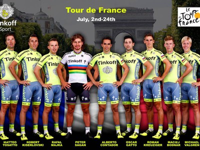 Peter Sagan a Alberto Contador budú lídrami Tinkoff-u na tohtoročnom Tour de France