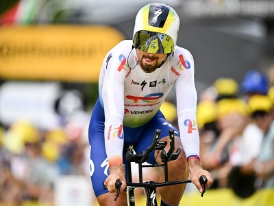 Peter Sagan počas časovky na Tour de France 2023