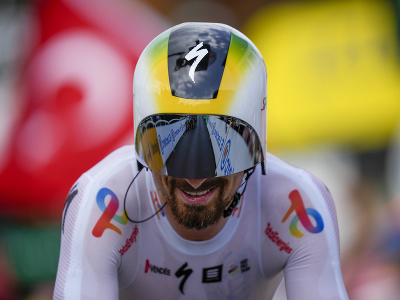 Peter Sagan po príjazde do cieľa časovky na Tour de France 2023