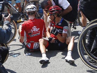 Richie Porte po tvrdom páde končí na Tour de France