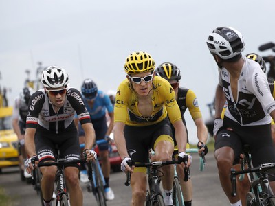 Geraint Thomas počas etapy na Tour de France