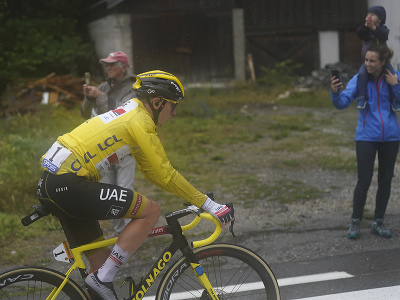 Tadej Pogačar v 9. etape Tour de France