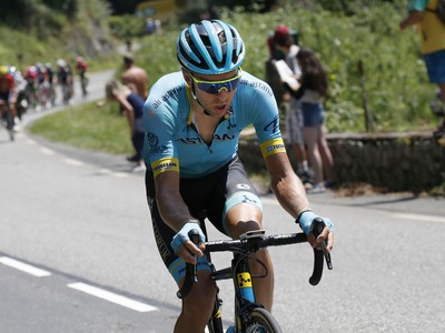 Tanel Kangert z Estónska počas 17. etapy Tour de France