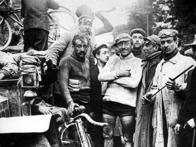 Jazdci po prvom ročníku Tour de France v roku 1903