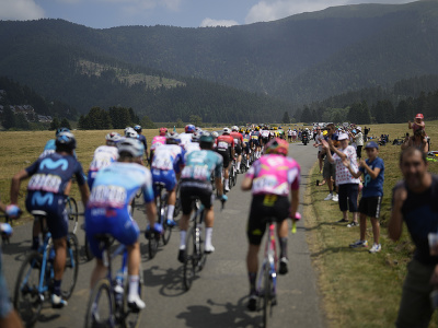Momentka zo 17. etapy Tour de France