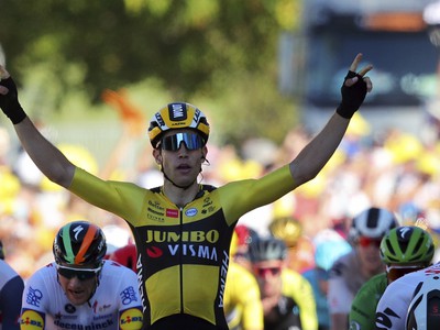 Wout Van Aert ovládol piatu etapu na Tour de France