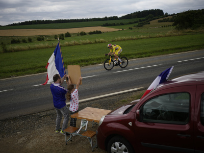 Belgičan Wout Van Aert na Tour de France