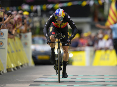 Belgičan Wout Van Aert na 16. etape Tour de France