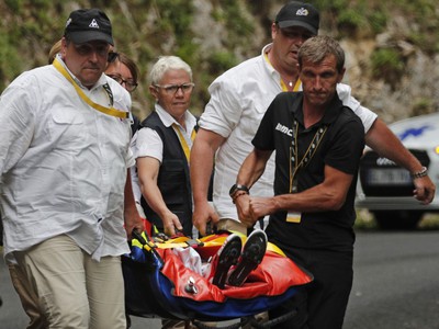 Richie Porte po hrozivom páde na Tour de France