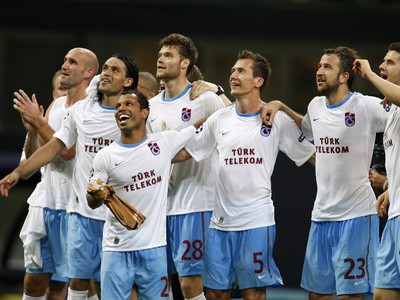 Ďakovačka Trabzonsporu po zápase