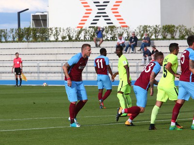Ján Ďurica v prípravnom zápase Trabzonsporu proti MŠK Žilina