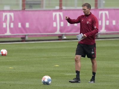 Julian Nagelsmann na prvom tréningu Bayernu