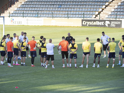 Snímka z tréningu DAC Dunajská Streda na štadióne FC Dila Gori (Gruzínsko)