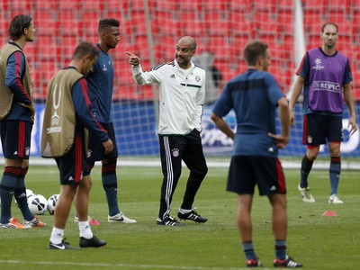 Tréning Bayernu na pražskom