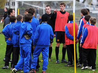 Tréning Manchestru United v