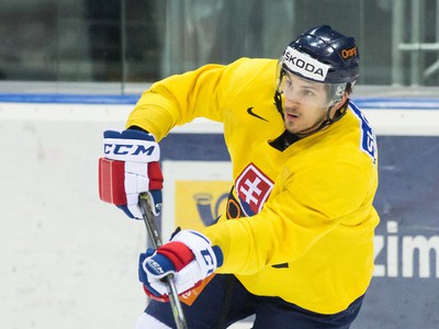 Marek Hrivík na tréningu reprezentácie
