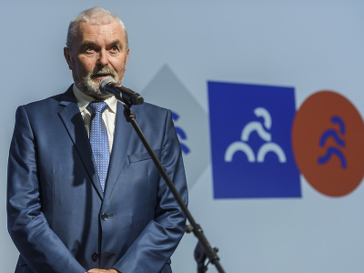 Na snímke prezident Slovenskej triatlonovej únie (STÚ) Jozef Jurášek počas vyhlásenia ankety Triatlonista roka