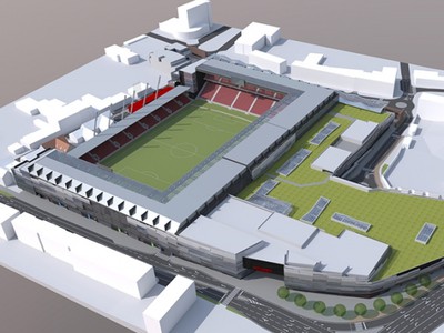 Vizualizácie nového štadiónu v Trnave