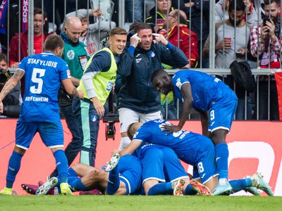 Futbalisti Hoffenheimu sa tešia po výhre