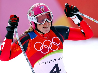 Chorvátka Janica Kosteličová sa stala olympijskou víťazkou v alpskej kombinácii na ZOH 2006 v Turíne
