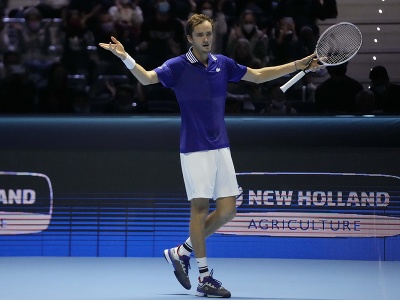 Daniil Medvedev vykročil v Turíne za obhajobou titulu