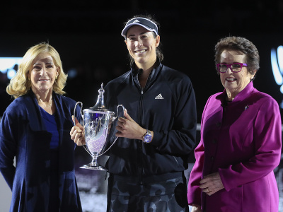 Garbine Muguruzová sa stala prvou španielskou víťazkou MS WTA Tour