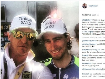Oleg Tiňkov nevidel Saganovo víťazstvo
