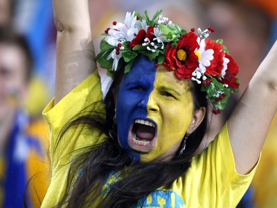 Fanúšička Ukrajiny