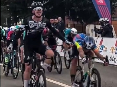 Český cyklista Adam Bradáč