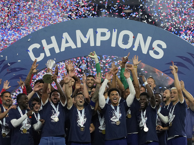 Futbalisti USA sa radujú z triumfu v Lige národov
