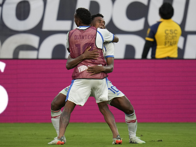 Futbalisti Panamy oslavujú postup do finále Gold Cupu