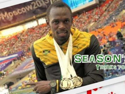 Usain Bolt a jeho vianočný odkaz fanúšikom