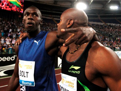Usain Bolt a Asafa
