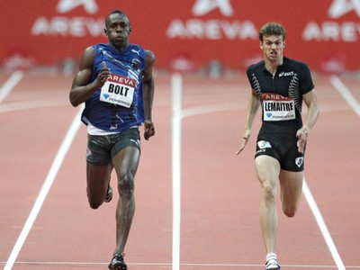 Usain Bolt a Christophe