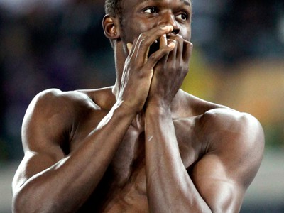 Frustrovaný Usain Bolt