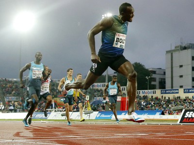 Usain Bolt jasne vyhral