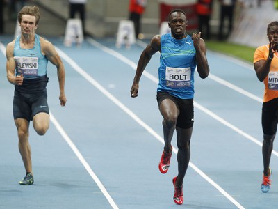 Usain Bolt v šprinte