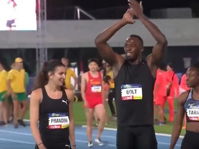 Usain Bolt sa raduje z prvenstva