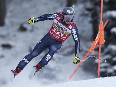 Nór Aleksander Aamodt Kilde počas zjazdu Svetového pohára alpských lyžiarov v talianskom stredisku Val Gardena v sobotu 17. decembra 2022.