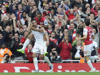 van Persie a Walcott