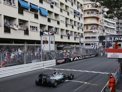 Nico Rosberg v cieli VC Monaka