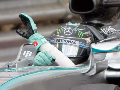 Nico Rosberg v cieli VC Monaka