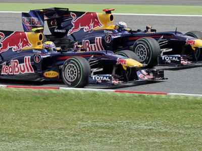 Mark Webber a Sebastian Wettel