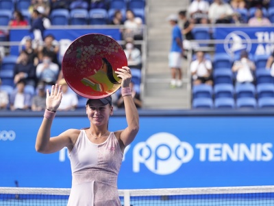 Ruská tenistka Veronika Kudermetovová vyhrala turnaj WTA v Tokiu