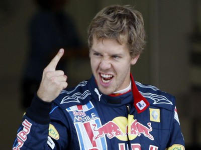 Sebastian Vettel bol v