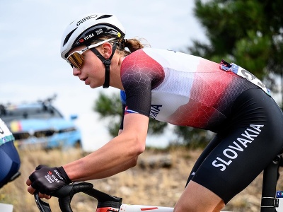 Slovenská cyklistka Viktória Chladoňová