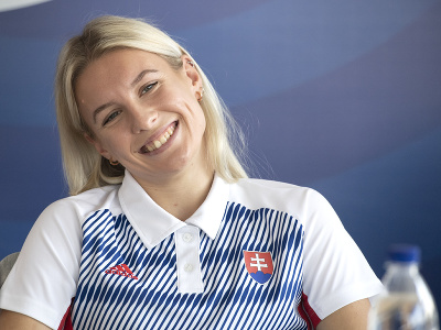 Na snímke slovenská atlétka Viktória Forsterová