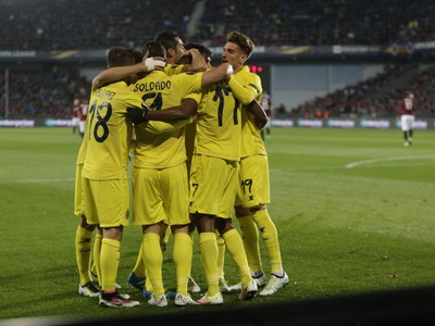 Radosť hráčov Villarrealu